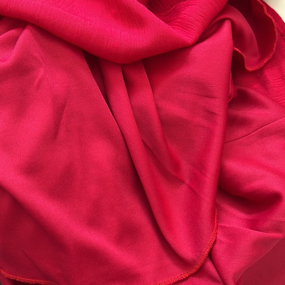 Junior long sleeve red mini dress xs - Picture 10 of 10